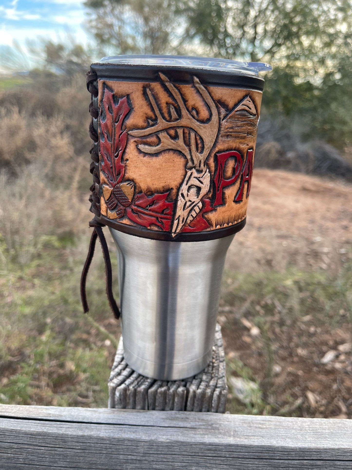 Custom Leather Cup Cuffs