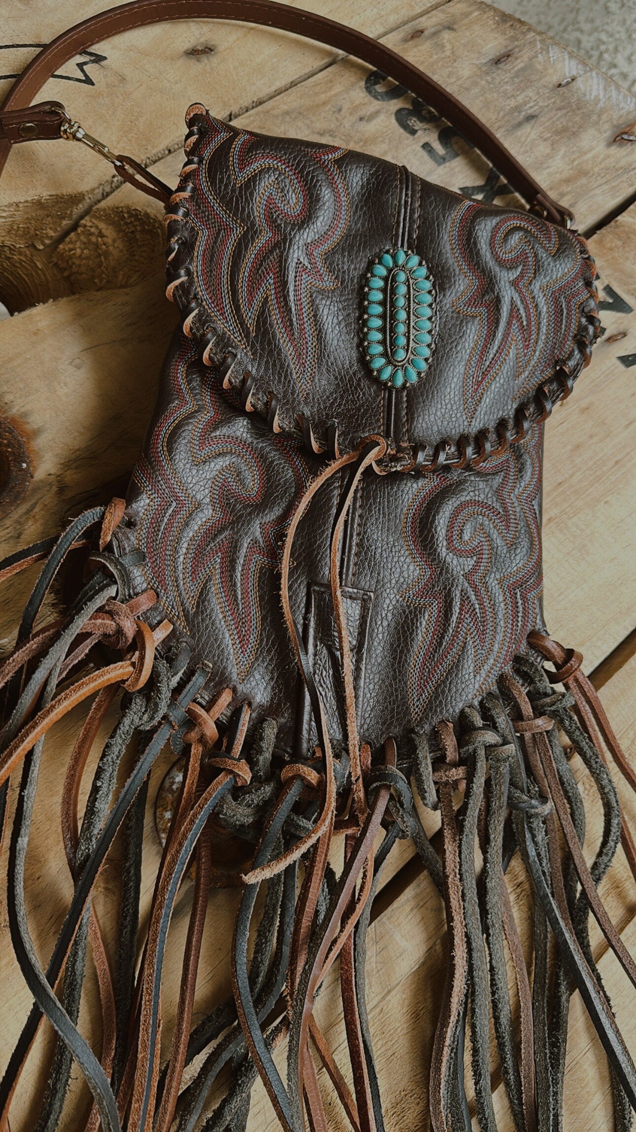 Fringe Boot Bag